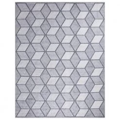 Kaleidoscope Gray 8 ft. x 10 ft. Indoor/Outdoor Area Rug by Home Decorators Collection