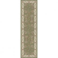 Judith Green/Ivory 2 ft. x 8 ft. Indoor Runner Rug by Home Decorators Collection