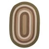 Frontier 5 ft. x 8 ft. Green Braided Oval Area Rug by Home Decorators Collection
