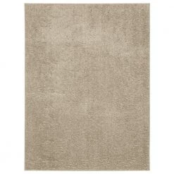 Belmont Greige 4 ft. x 6 ft. Solid Shag Area Rug by Home Decorators Collection