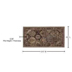 Patchwork Gray 2 ft. x 4 ft. Medallion Scatter Area Rug by Home Decorators Collection -Home Decorators Store grey home decorators collection area rugs 575915 76 1000