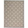 Palamos Grey 5 ft. x 7 ft. Geometric Contemporary Indoor/Outdoor Area Rug by Home Decorators Collection