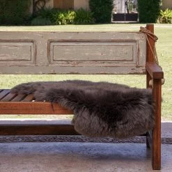 Unshorn Sheepskin Grey 2 ft. x 3 ft. Animal Shape Area Rug by Home Decorators Collection -Home Decorators Store grey home decorators collection area rugs l201470000o2600 31 1000