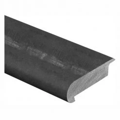 Hickory Coffee 3/8 in. Thick x 2-3/4 in. Wide x 94 in. Length Hardwood Stair Nose Molding Overlap by Zamma