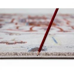 Talya Ivory/Red 8 ft. x 10 ft. Medallion Area Rug by Home Decorators Collection -Home Decorators Store ivory red home decorators collection area rugs 54027 1f 1000