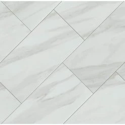 Kolasus White 12 in. x 24 in. Matte Porcelain Floor and Wall Tile (2 sq. ft./Each) by Home Decorators Collection -Home Decorators Store kolasus white matte home decorators collection porcelain tile nhdkolwhi1224 c3 1000 1