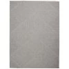 Palamos Light Grey 4 ft. x 6 ft. Geometric Contemporary Indoor/Outdoor Area Rug by Home Decorators Collection