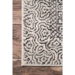 Mozaik Tribal Light Gray 9 ft. x 12 ft. Area Rug by Home Decorators Collection -Home Decorators Store light grey home decorators collection area rugs rzsp01a 9012 40 1000