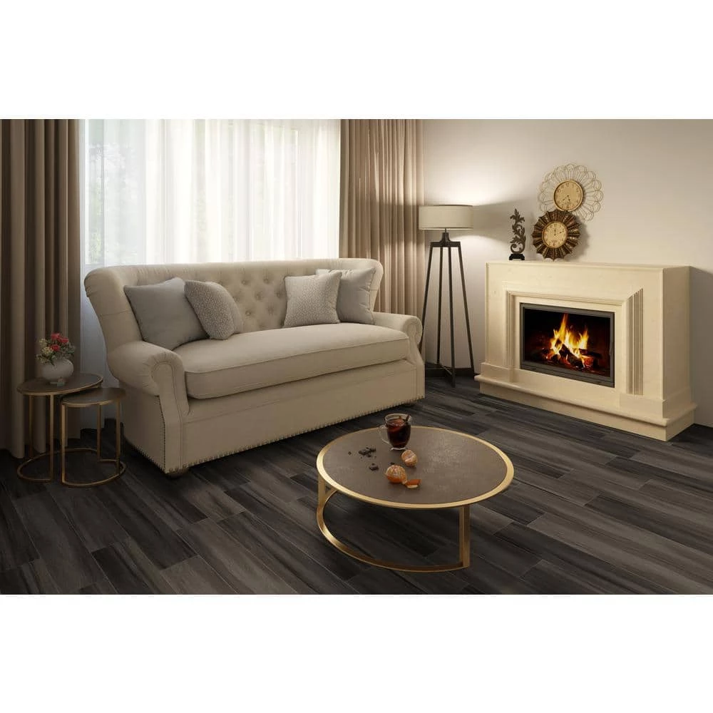 Woodland Loto 7.13 in. W x 48.03 in. L Rigid Core Click Lock Luxury Vinyl Plank Flooring (23.77 sq. ft./case) by Home Decorators Collection 2 Woodland Loto 7.13 in. W x 48.03 in. L Rigid Core Click Lock Luxury Vinyl Plank Flooring (23.77 sq. ft./case) by Home Decorators Collection - Image 2
