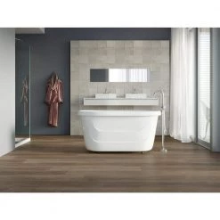 McKinney Walnut 7.20 in. W x 42 in. L SPC Waterproof Vinyl Plank Flooring (25.20 sq. ft./Case) by Home Decorators Collection -Home Decorators Store mckinney walnut home decorators collection vinyl plank flooring hd19004 1f 1000