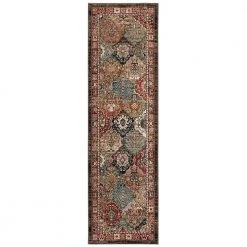 Patchwork Medallion Multi 2 ft. x 10 ft. Runner Rug by Home Decorators Collection