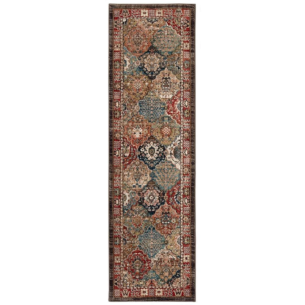 Patchwork Medallion Multi 2 ft. x 10 ft. Runner Rug by Home Decorators Collection 1 Patchwork Medallion Multi 2 ft. x 10 ft. Runner Rug by Home Decorators Collection