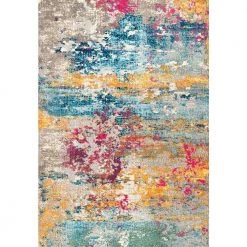 Modern Monet Multi 9 ft. x 12 ft. Area Rug by Home Decorators Collection