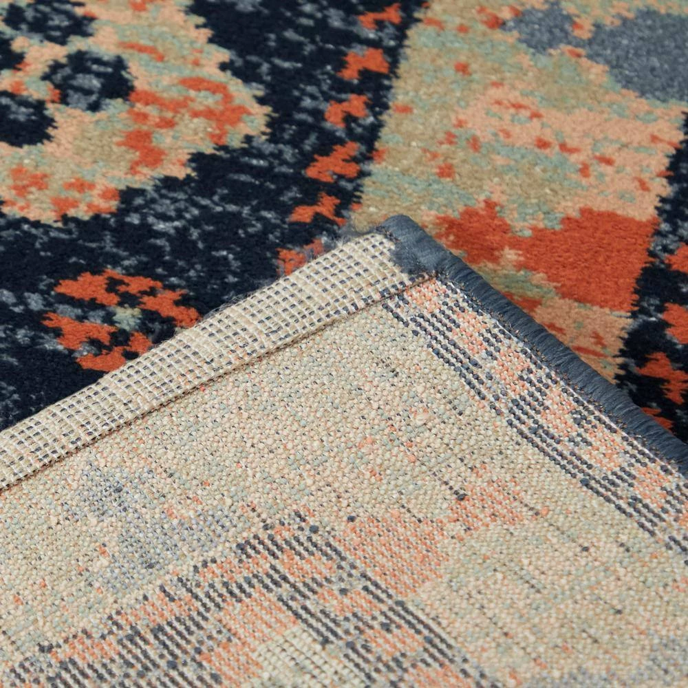 Woven Treasures Multicolored 6 ft. x 9 ft. Medallion Area Rug by Home Decorators Collection - Image 5