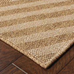 Cayman Natural 7 ft. x 10 ft. Indoor/Outdoor Area Rug by Home Decorators Collection -Home Decorators Store natural home decorators collection outdoor rugs 1322530810 1d 1000