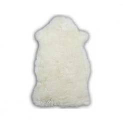 Unshorn Sheepskin White 2 ft. x 3 ft. Animal Shape Area Rug by Home Decorators Collection