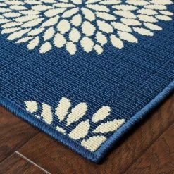 Aster Navy 5 ft. x 8 ft. Area Rug by Home Decorators Collection -Home Decorators Store navy home decorators collection outdoor rugs 0931140320 1d 1000