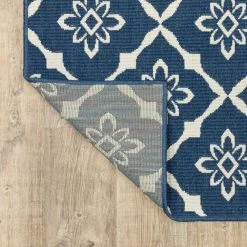 Odyssey Navy 7 ft. x 10 ft. Indoor/Outdoor Area Rug by Home Decorators Collection -Home Decorators Store navy home decorators collection outdoor rugs 9526530320 44 1000
