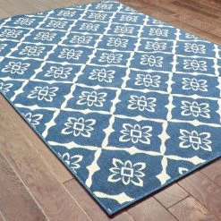 Odyssey Navy 7 ft. x 10 ft. Indoor/Outdoor Area Rug by Home Decorators Collection -Home Decorators Store navy home decorators collection outdoor rugs 9526530320 a0 1000