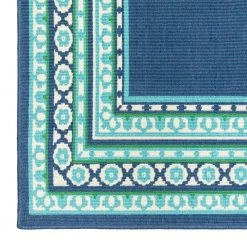 Tonga Navy 8 ft. x 11 ft. Indoor/Outdoor Area Rug by Home Decorators Collection -Home Decorators Store navy home decorators collection outdoor rugs 9526850320 44 1000