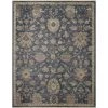 Greta Navy/Rust 7 ft. 10 in. x 10 ft. Oriental Polyester Area Rug by Home Decorators Collection