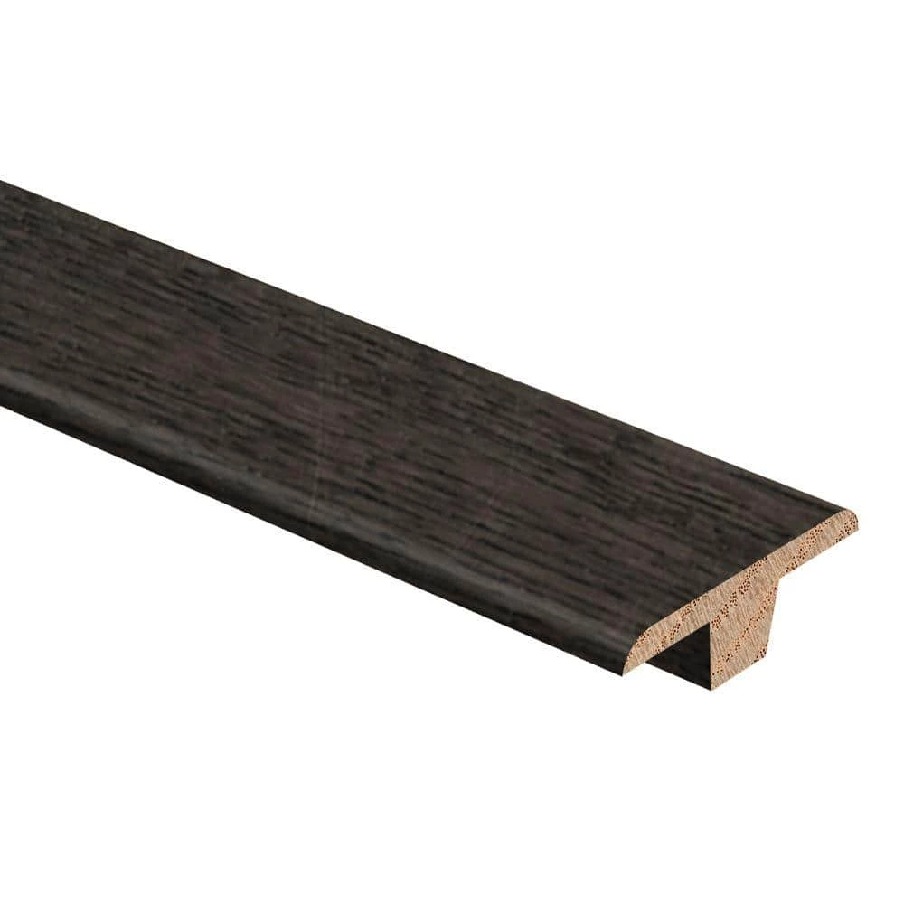 Oak Shale 3/8 in. Thick x 1-3/4 in. Wide x 94 in. Length Hardwood T-Molding by Zamma 1 Oak Shale 3/8 in. Thick x 1-3/4 in. Wide x 94 in. Length Hardwood T-Molding by Zamma