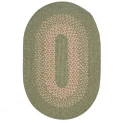 Portland Palm 7 ft. x 9 ft. Braided Oval Area Rug by Home Decorators Collection