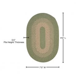 Portland Palm 7 ft. x 9 ft. Braided Oval Area Rug by Home Decorators Collection -Home Decorators Store palm home decorators collection area rugs jk60r084x108 76 1000