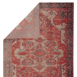 Polaris Red 7 ft. 6 in. x 9 ft. 6 in. Medallion Rectangle Area Rug by Home Decorators Collection -Home Decorators Store red blue home decorators collection area rugs rug140460 4f 1000