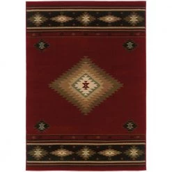Catskill Red 8 ft. x 11 ft. Area Rug by Home Decorators Collection