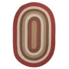Frontier 5 ft. x 8 ft. Red Braided Oval Area Rug by Home Decorators Collection