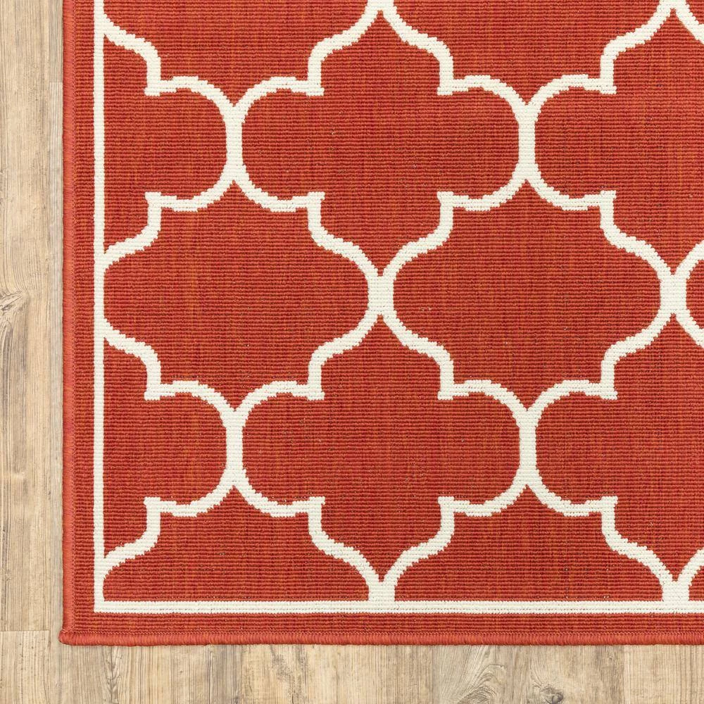Valley Red 8 ft. x 11 ft. Indoor/Outdoor Area Rug by Home Decorators Collection 5 Valley Red 8 ft. x 11 ft. Indoor/Outdoor Area Rug by Home Decorators Collection - Image 5