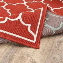 Valley Red 8 ft. x 11 ft. Indoor/Outdoor Area Rug by Home Decorators Collection 19 Valley Red 8 ft. x 11 ft. Indoor/Outdoor Area Rug by Home Decorators Collection -Home Decorators Store red home decorators collection outdoor rugs 9525850110 c3 1000