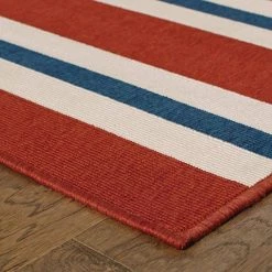 Carlton Red 7 ft. x 10 ft. Indoor/Outdoor Area Rug by Home Decorators Collection -Home Decorators Store red home decorators collection outdoor rugs 9526430110 1d 1000