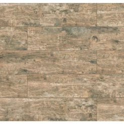 Redwood Natural 6 in. x 24 in. Matte Porcelain Wood Look Floor and Wall Tile (10 sq. ft./Case) by Home Decorators Collection