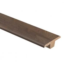 Riveria Smoked Hickory/Winter Grey 3/8 in. Thick x 1-3/4 in. Wide x 94 in. Length Hardwood T-Molding by Zamma