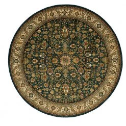 Mariah Sapphire 8 ft. x 8 ft. Round Rug by Home Decorators Collection