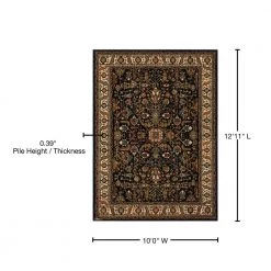 Mariah Sapphire 10 ft. x 13 ft. Area Rug by Home Decorators Collection -Home Decorators Store sapphire home decorators collection area rugs 670689 76 1000