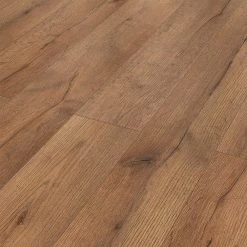 Skaggs Island Oak 12 mm T x 7.56 in. W Waterproof Laminate Wood Flooring (15.95 sq. ft./Case) by Home Decorators Collection