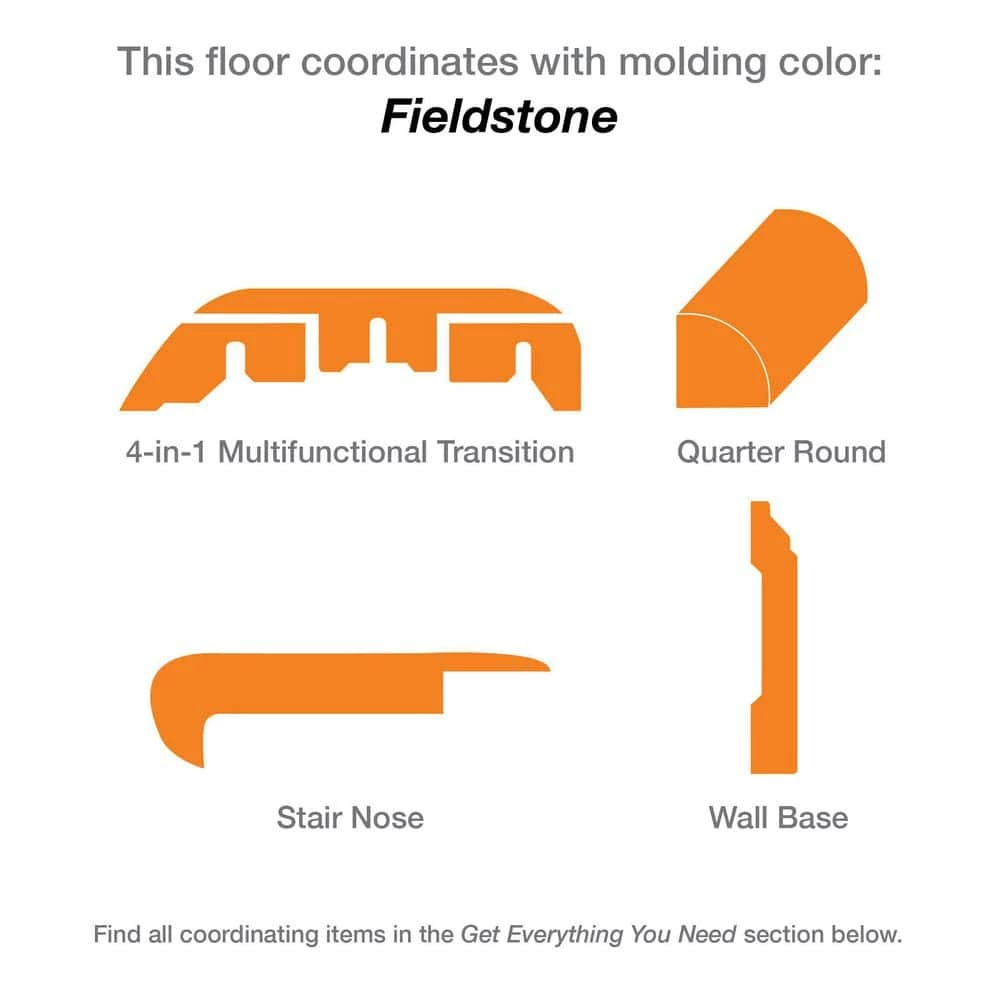 Skaggs Island Oak 12 mm T x 7.56 in. W Waterproof Laminate Wood Flooring (15.95 sq. ft./Case) by Home Decorators Collection 9 Skaggs Island Oak 12 mm T x 7.56 in. W Waterproof Laminate Wood Flooring (15.95 sq. ft./Case) by Home Decorators Collection - Image 9