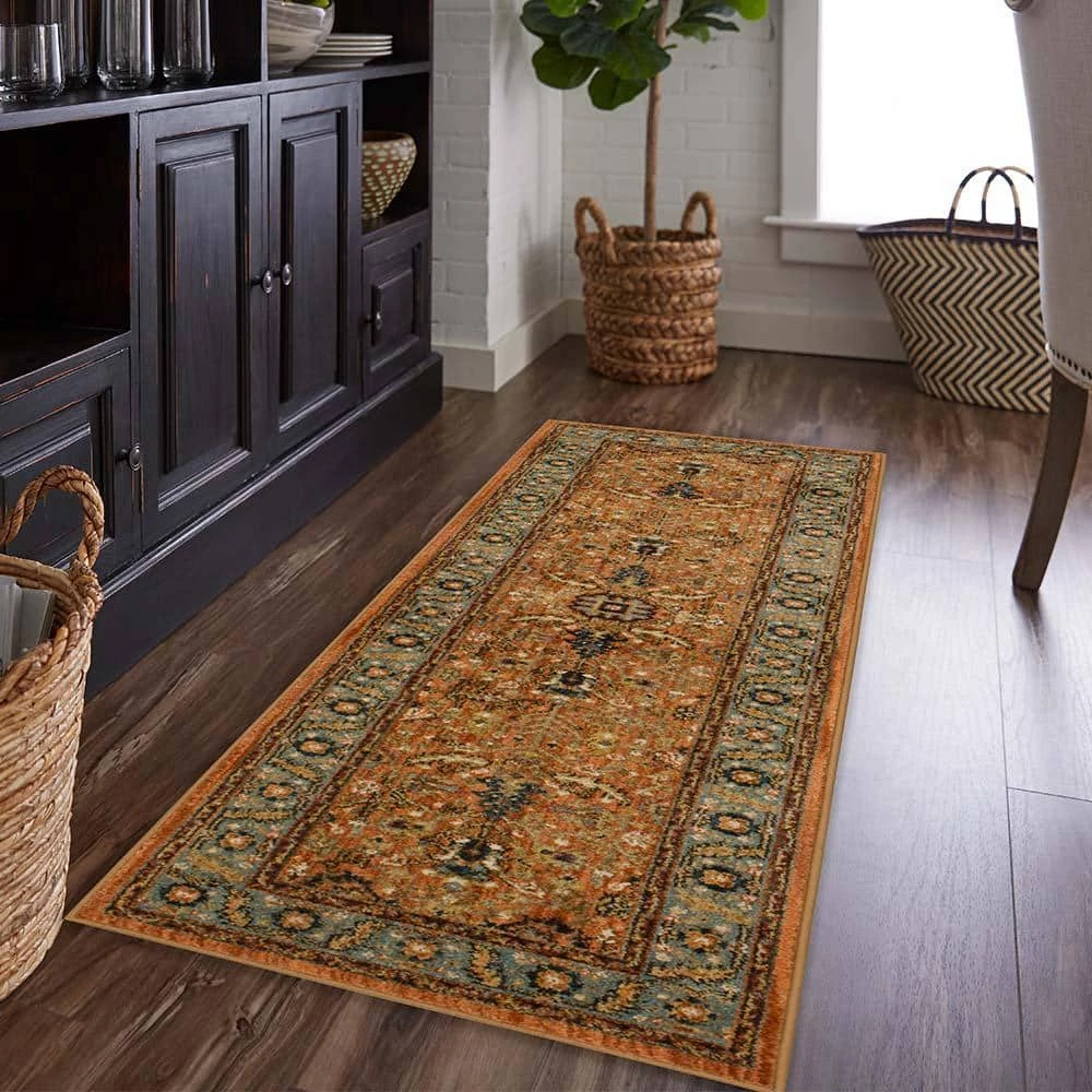 Mariah Spice 2 ft. x 7 ft. Runner Rug by Home Decorators Collection 2 Mariah Spice 2 ft. x 7 ft. Runner Rug by Home Decorators Collection - Image 2