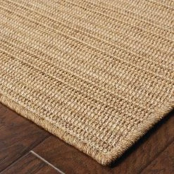 Caicos Tan 2 ft. x 8 ft. Indoor/Outdoor Runner Rug by Home Decorators Collection -Home Decorators Store tan home decorators collection outdoor rugs 1322460810 c3 1000