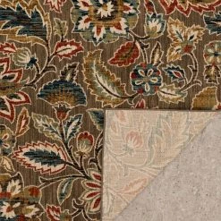 Elyse Taupe 8 ft. x 10 ft. Floral Area Rug by Home Decorators Collection -Home Decorators Store taupe home decorators collection area rugs 573171 66 1000