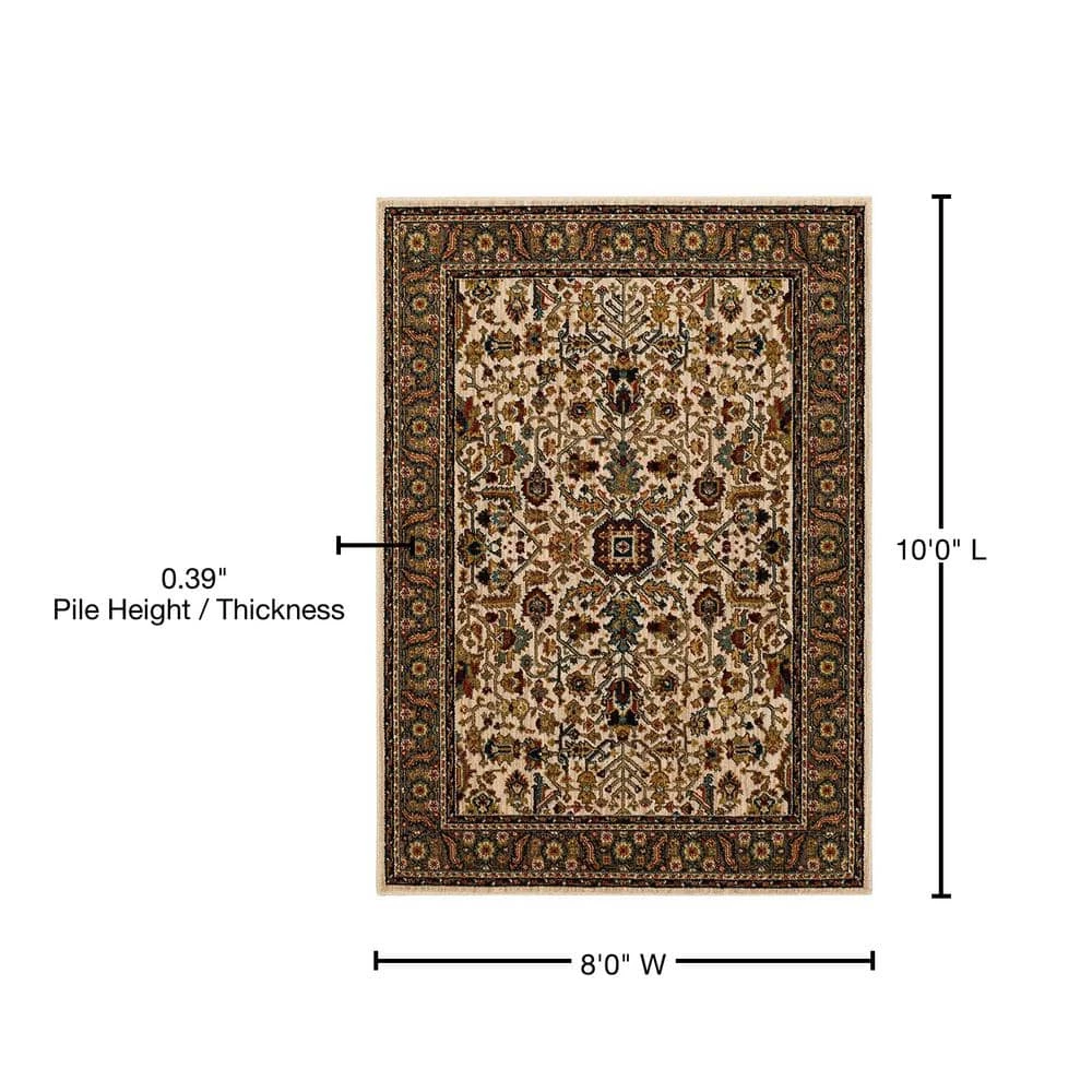 Mariah Vanilla 8 ft. x 10 ft. Area Rug by Home Decorators Collection 8 Mariah Vanilla 8 ft. x 10 ft. Area Rug by Home Decorators Collection - Image 8