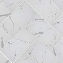 Carrara Matte Rectified 12 in. x 24 in. Porcelain Floor and Wall Tile (13.3 sq. ft. /case) by Home Decorators Collection -Home Decorators Store white matte home decorators collection porcelain tile chdeaj0212x24 1f 1000